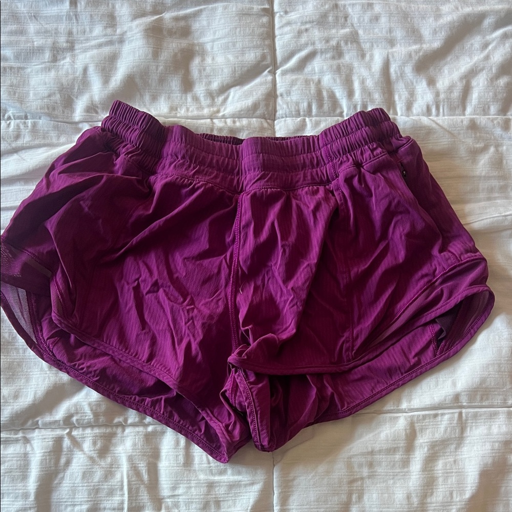 lululemon athletica Vibrant Purple Athletic Shorts